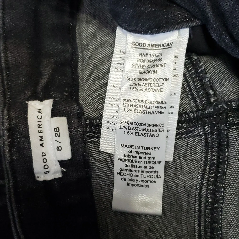 GOOD American Good Legs Jean's, Size 6/28 - Picture 13 of 16